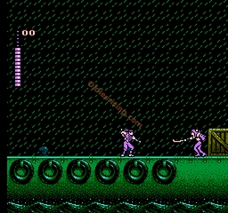 une photo d'Ã©cran de Blue Shadow sur Nintendo Nes